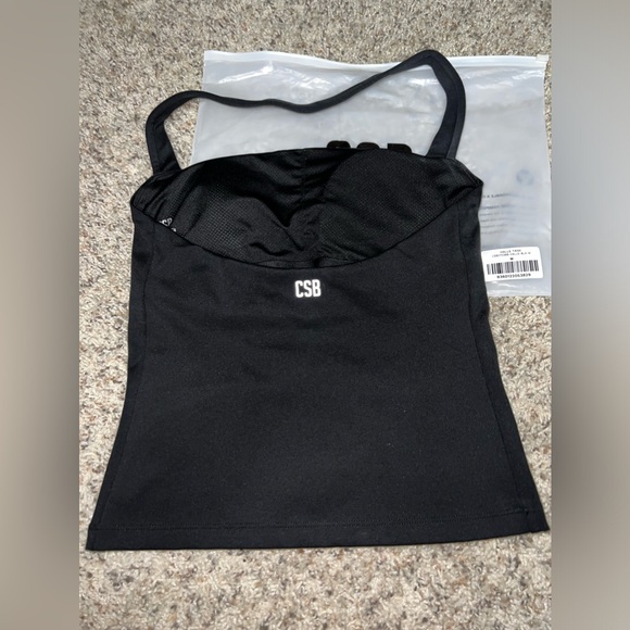 CSB Crop Shop Boutique Black Serenity Halle Halter Tank Top - Picture 7 of 9